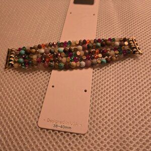 Multi-bead watchband  , very colorful & fun. Great gift for any age.
